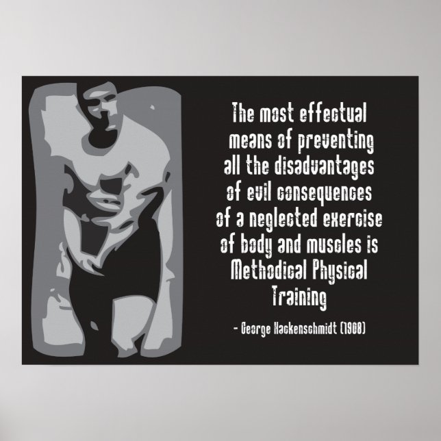 Póster Motivación de entrenamiento (Frente)