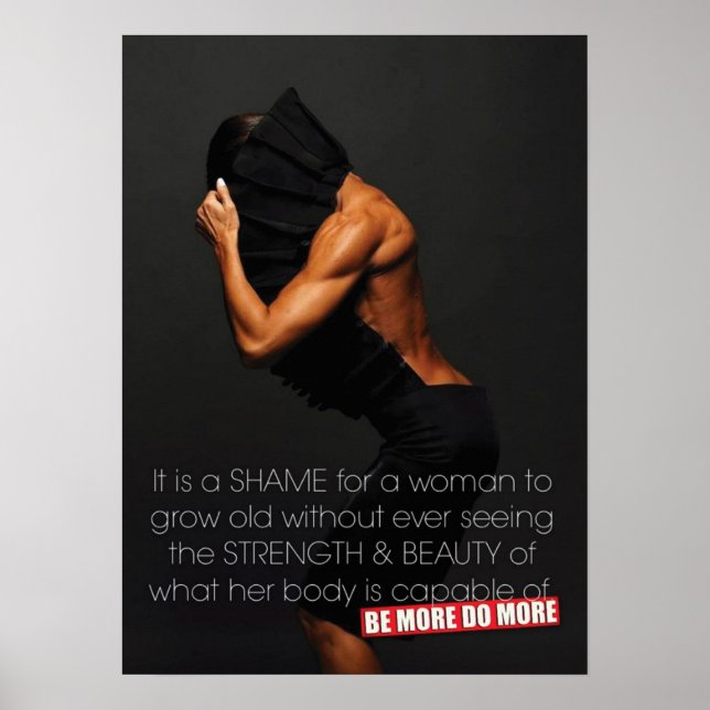 Póster Motivación de entrenamiento (Frente)