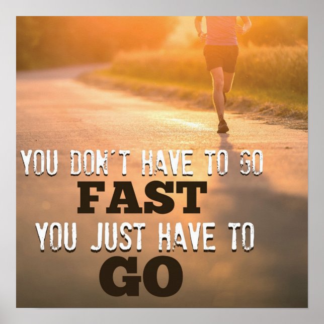 Póster Motivación de entrenamiento (Frente)