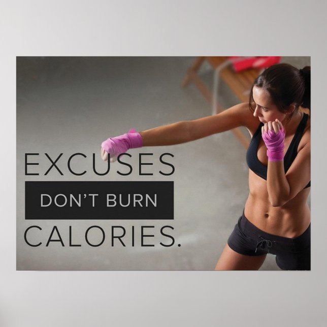 Póster Motivación de entrenamiento (Frente)