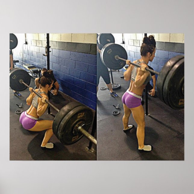 Póster Motivación de entrenamiento (Frente)