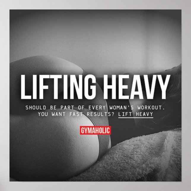 Póster Motivación de entrenamiento (Frente)