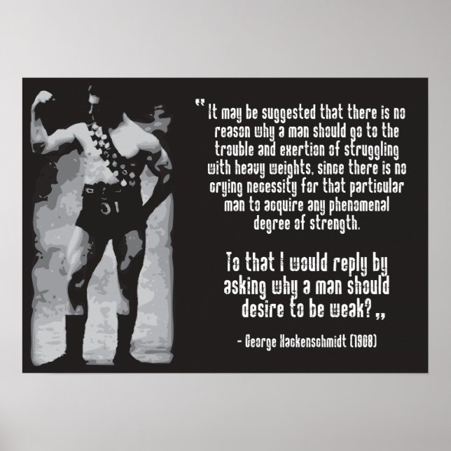 Póster Motivación de entrenamiento (Frente)