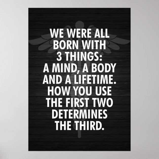 Póster Motivación de entrenamiento (Frente)