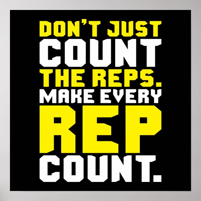 Póster Motivación de entrenamiento (Frente)