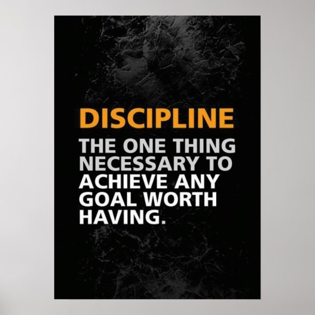 Póster Motivación de entrenamiento (Frente)