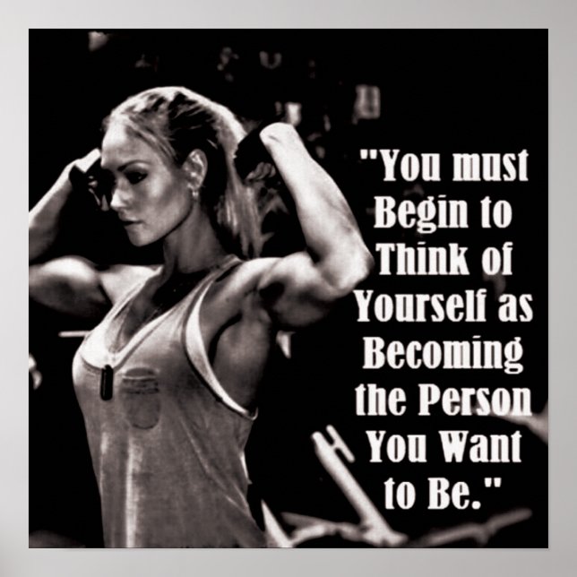 Póster Motivación de entrenamiento (Frente)