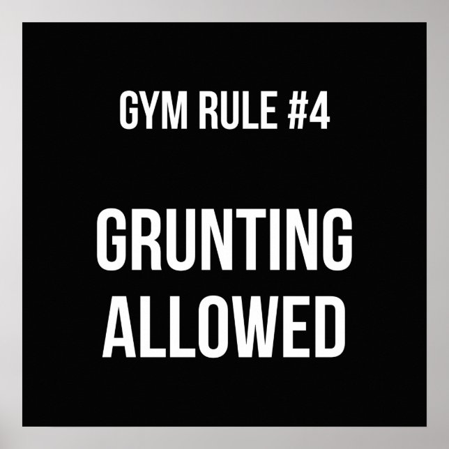 Póster Motivación de entrenamiento (Frente)