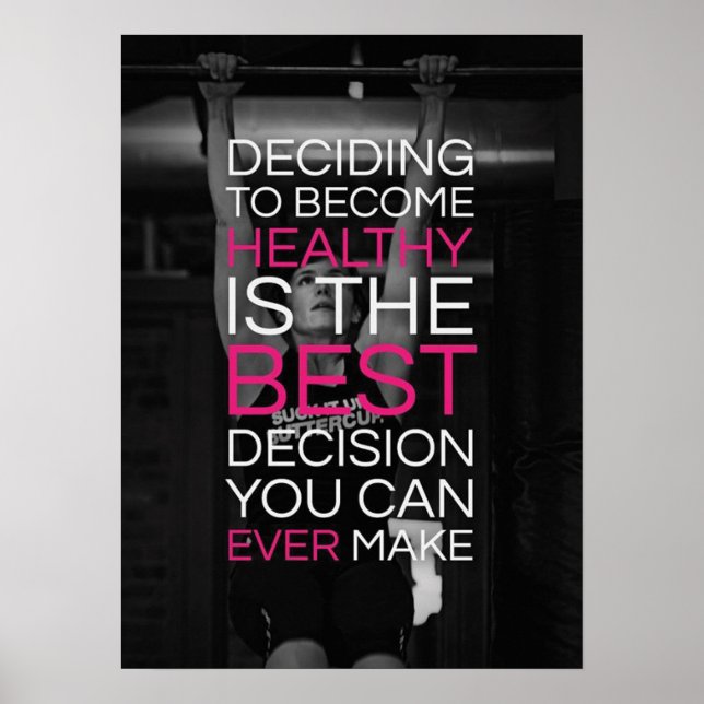 Póster Motivación de entrenamiento (Frente)