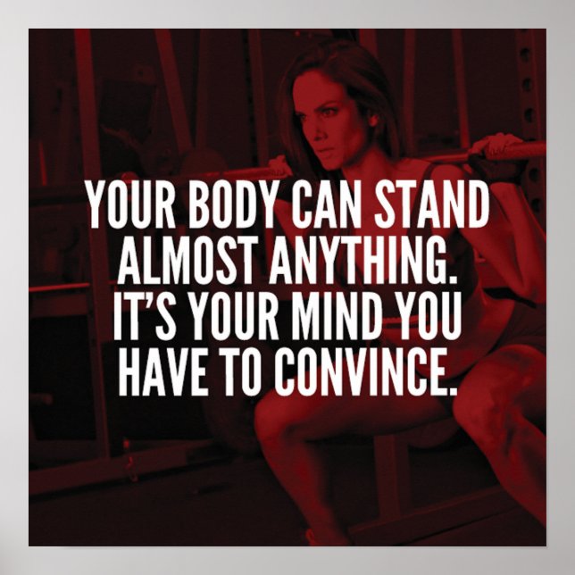 Póster Motivación de entrenamiento (Frente)