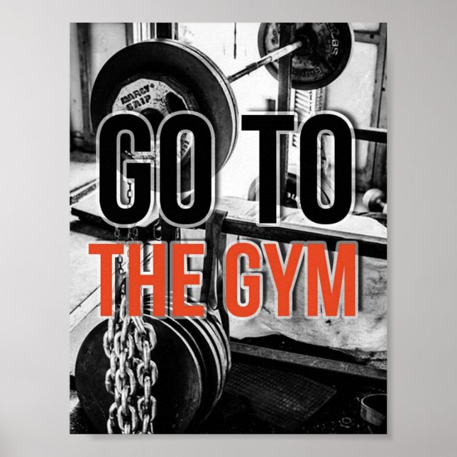 Póster Motivación de entrenamiento (Frente)