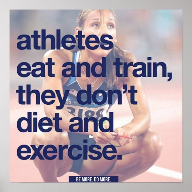 Póster Motivación de entrenamiento (Frente)