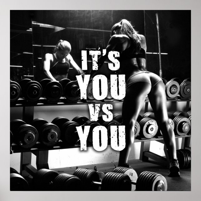 Póster Motivación de entrenamiento (Frente)