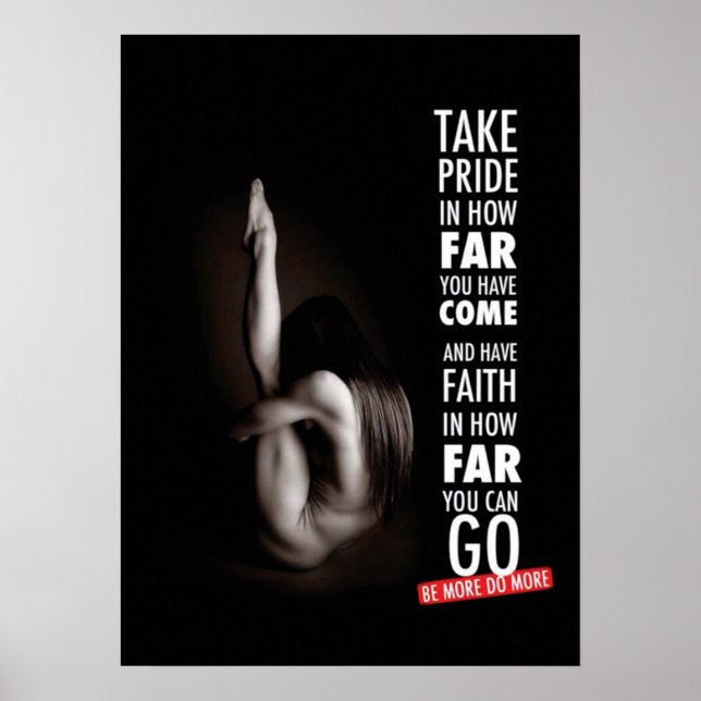 Póster Motivación de entrenamiento (Frente)