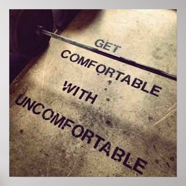 Póster Motivación de entrenamiento (Frente)