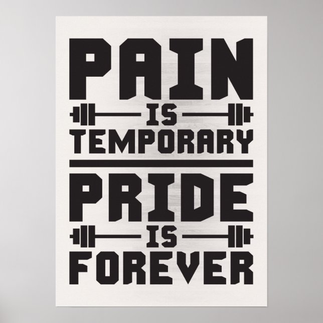 Póster Motivación de entrenamiento (Frente)