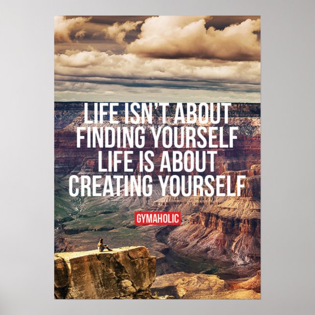 Póster Motivación de entrenamiento (Frente)