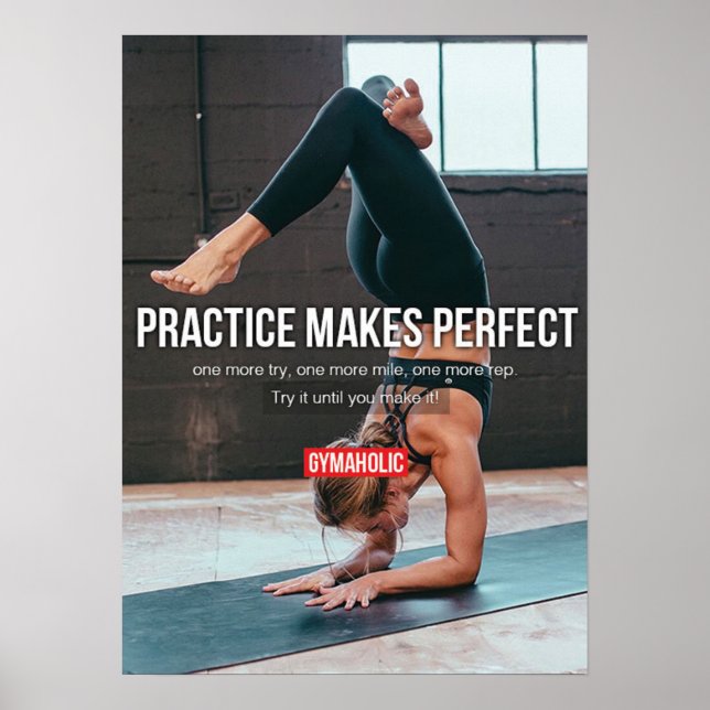 Póster Motivación de entrenamiento (Frente)