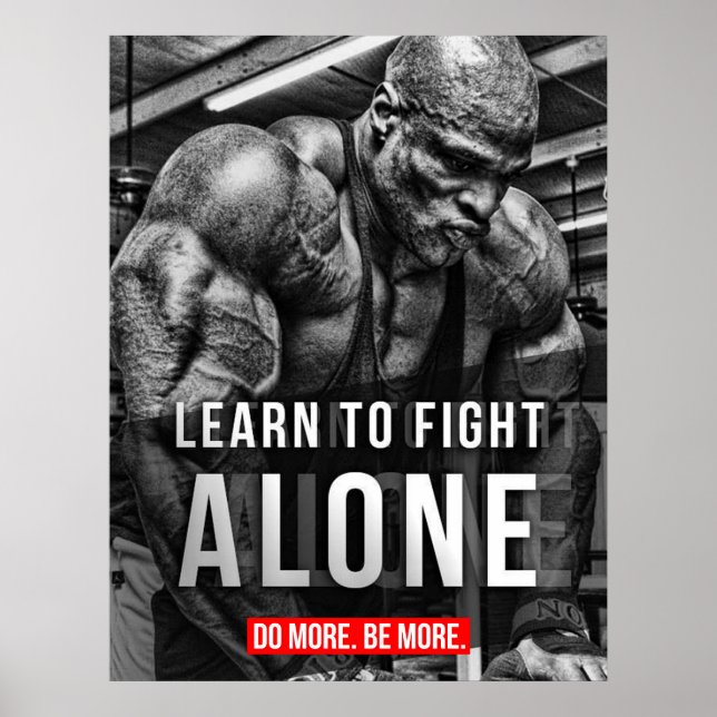 Póster Motivación de entrenamiento (Frente)