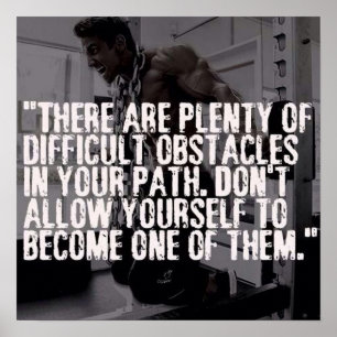 Póster Motivación de entrenamiento