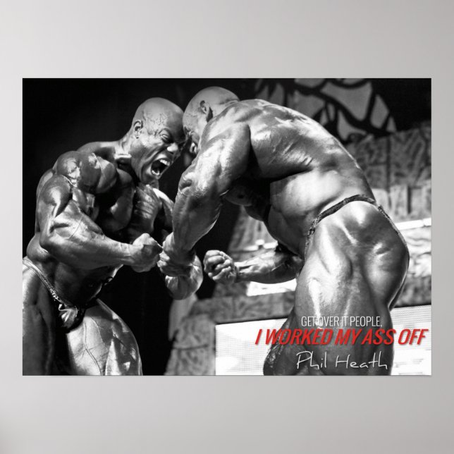 Póster Motivación de entrenamiento (Frente)