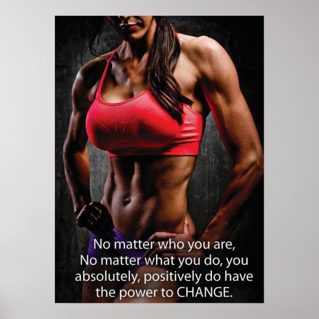 Póster Motivación de entrenamiento (Frente)