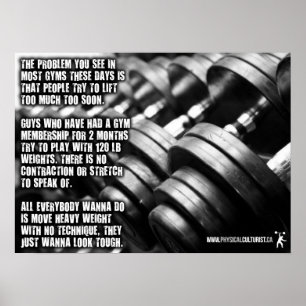 Póster Motivación de entrenamiento