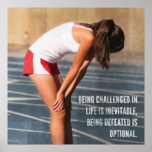 Póster Motivación de entrenamiento (Frente)