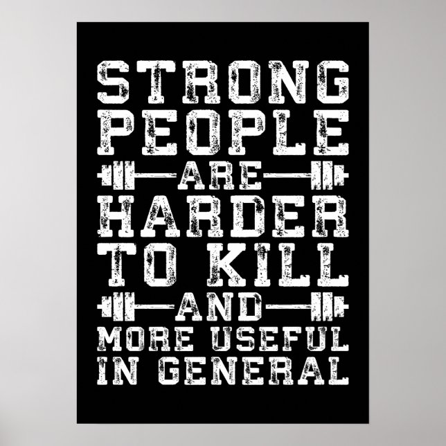 Póster Motivación de entrenamiento (Frente)