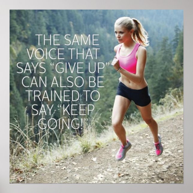 Póster Motivación de entrenamiento (Frente)