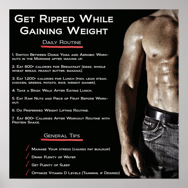 Póster Motivación de entrenamiento (Frente)