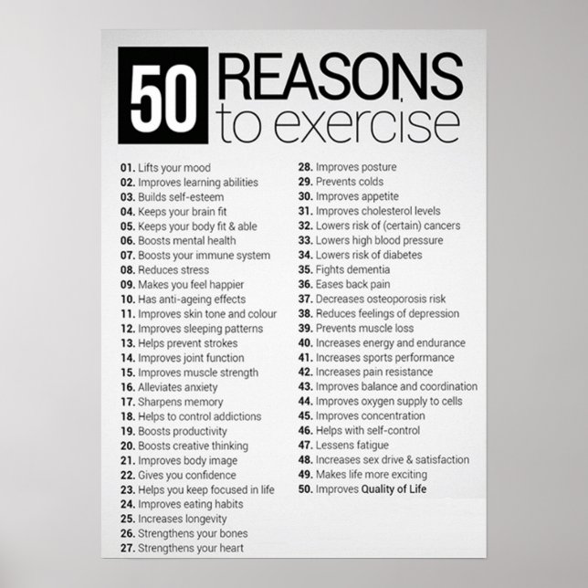 Póster Motivación de entrenamiento (Frente)