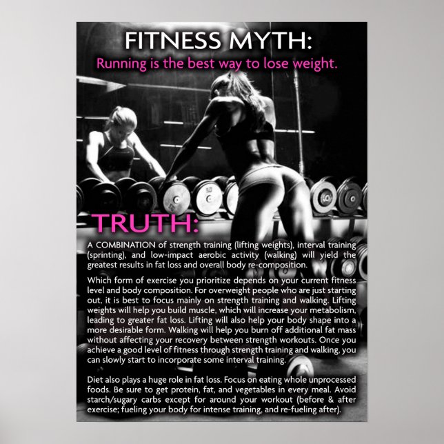 Póster Motivación de entrenamiento (Frente)