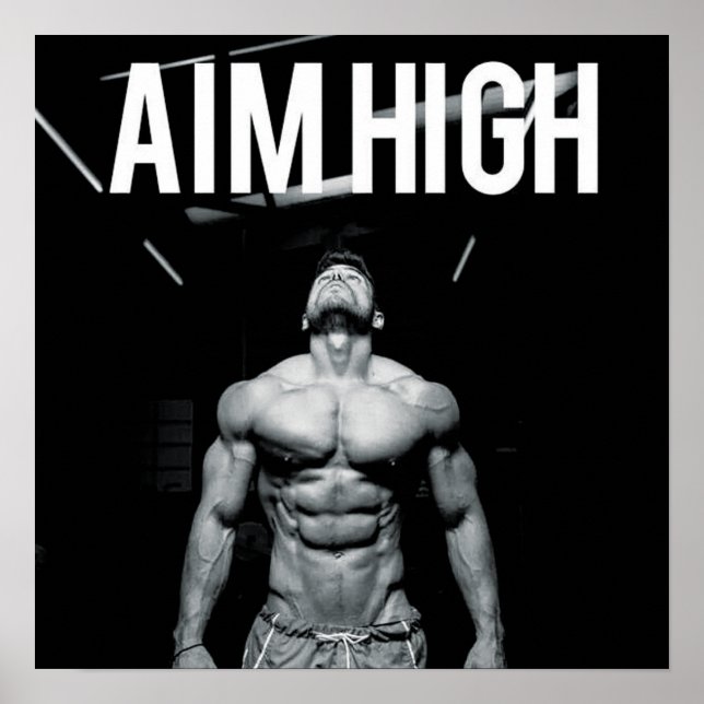 Póster Motivación de entrenamiento (Frente)