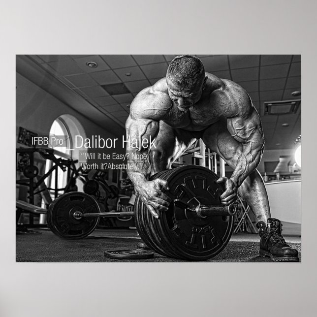 Póster Motivación de entrenamiento (Frente)