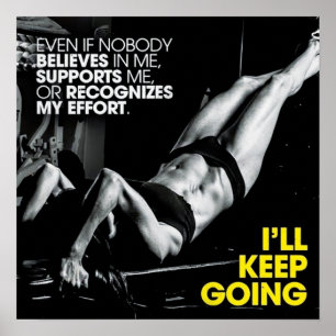 Póster Motivación de entrenamiento