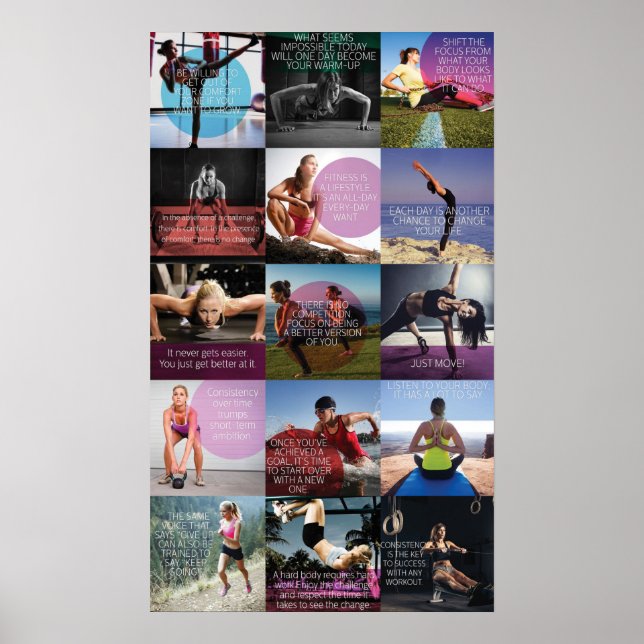 Póster Motivación de entrenamiento (Frente)