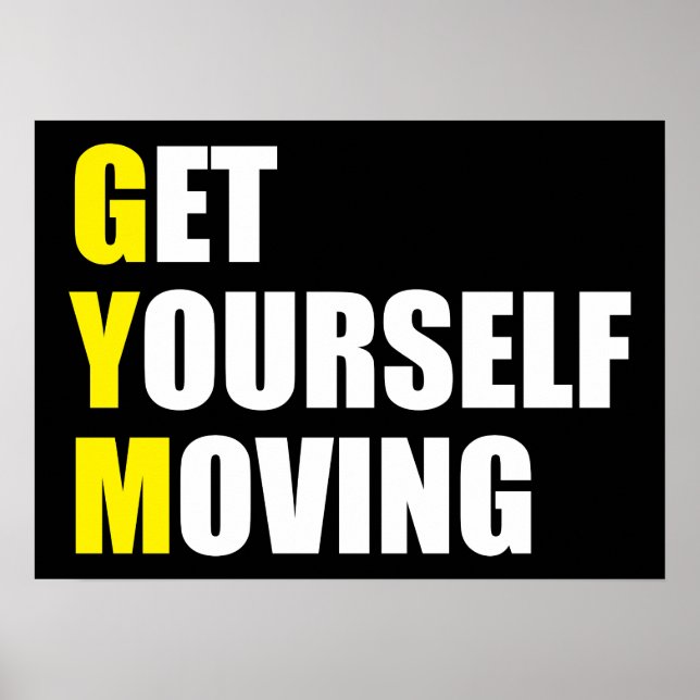 Póster Motivación de entrenamiento (Frente)