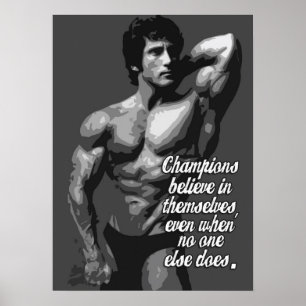 Póster Motivación de entrenamiento