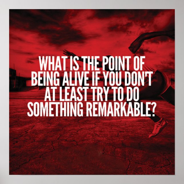 Póster Motivación de entrenamiento (Frente)