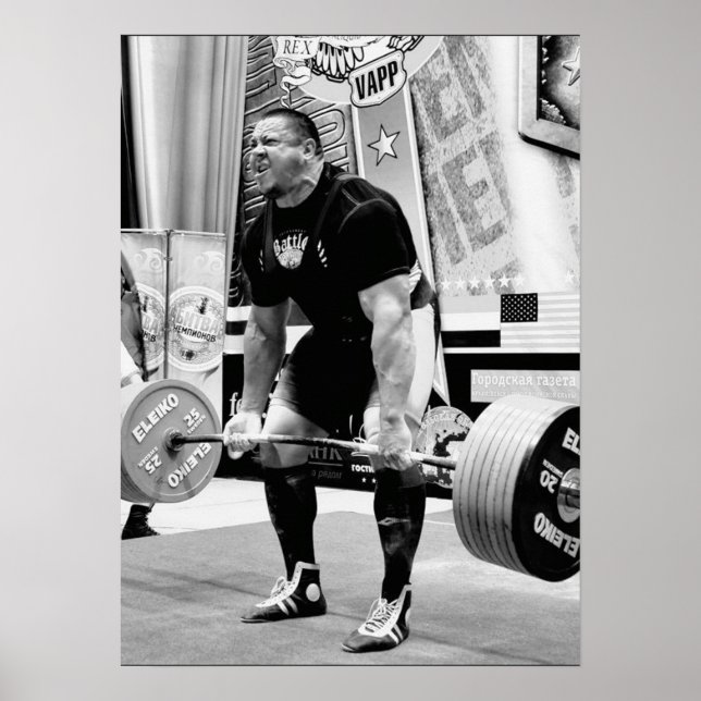 Póster Motivación de entrenamiento (Frente)