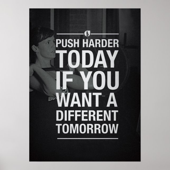 Póster Motivación de entrenamiento (Frente)