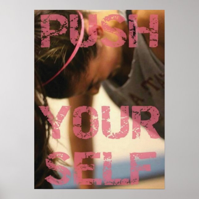 Póster Motivación de entrenamiento (Frente)