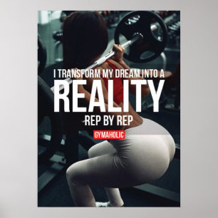 Póster Motivación de entrenamiento