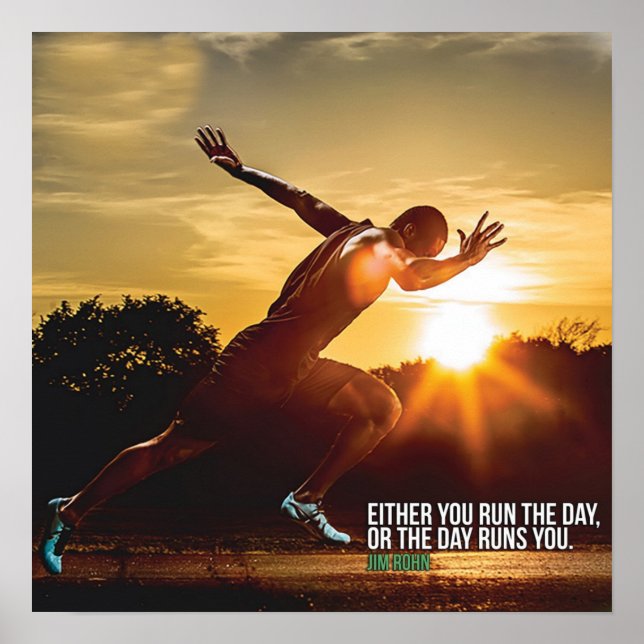 Póster Motivación de entrenamiento (Frente)