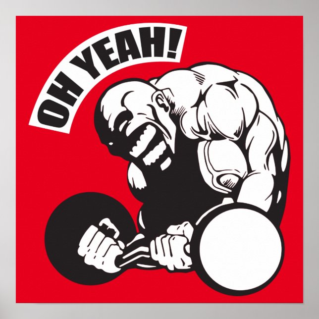 Póster Motivación de entrenamiento (Frente)