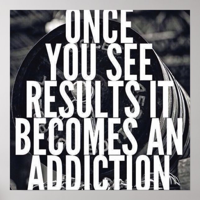 Póster Motivación de entrenamiento (Frente)