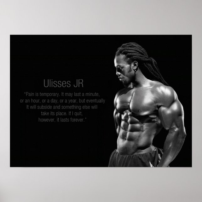 Póster Motivación de entrenamiento (Frente)