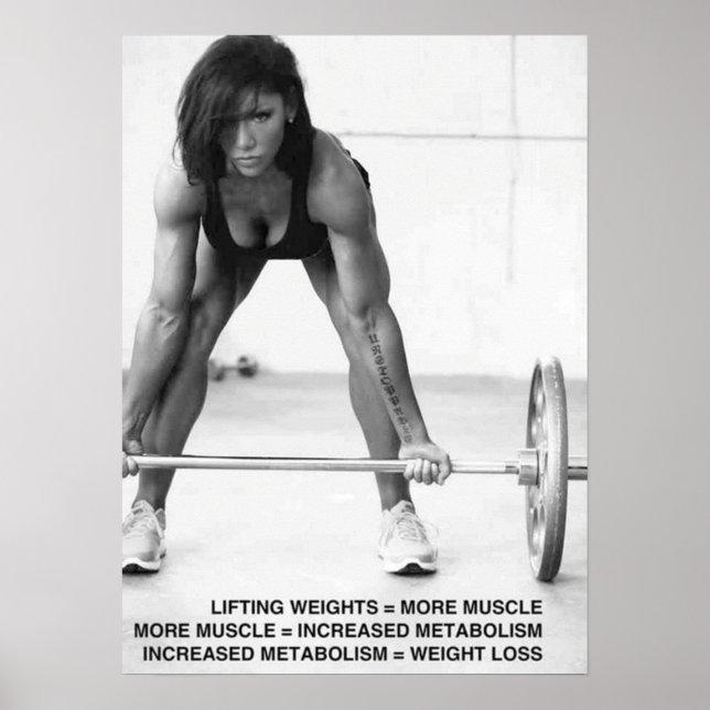 Póster Motivación de entrenamiento (Frente)