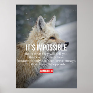 Póster Motivación de entrenamiento